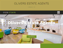 Tablet Screenshot of oliversestateagents.com